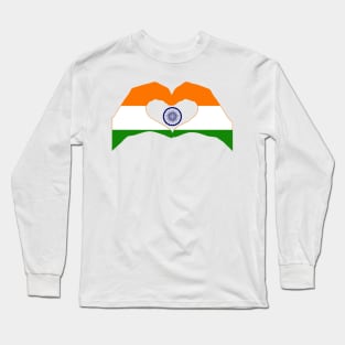 We Heart India Patriot Flag Series Long Sleeve T-Shirt